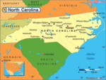 Map of NC