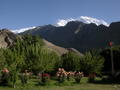 The majestic view from the garden of Minapin guesthouse