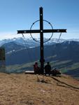 On the summit. What a beautiful day.